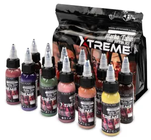 XTREME INK - MARKO TATTOO COLOR PORTRAIT SET 12X30 ML