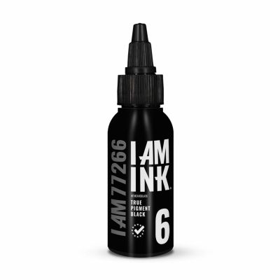 BARVA NA TETOVÁNÍ I AM INK - TRUE PIGMENT BLACK #6