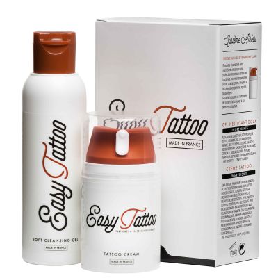 EASYTATTOO CREAM + CLEANSING GEL SET - přípravky na hojení tetování