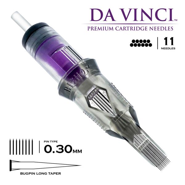 BISHOP DA VINCI V2 CARTRIDGE JEHLY NA TETOVÁNÍ  - LINER  tetovací jehly nejvyšší kvality